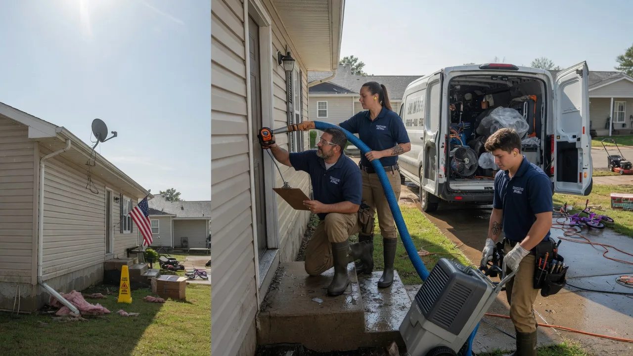 Ceiling Water Damage Restoration in Manns Choice, PA near me